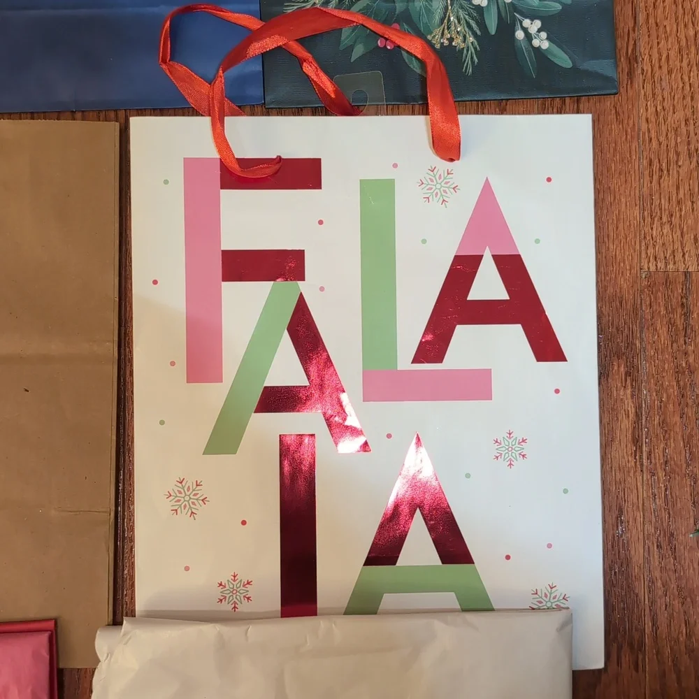 Colorful Gift Bags and Tissue Paper Set